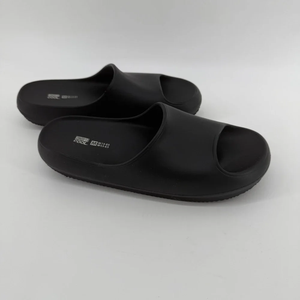 32 Degrees Cool Unisex Cushion Slide Sandals Black Size M W7.5-8.5 M5.5-6.5‎